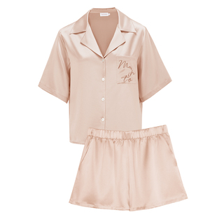 MANITO/曼尼陀Remington桑蚕丝女士短袖家居服套装 款睡衣