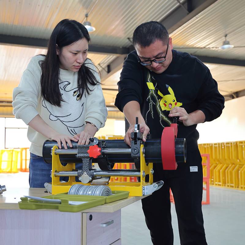 WP110C双环手摇pe对焊机热熔机PE管热熔对接焊机 WELPING热熔焊机