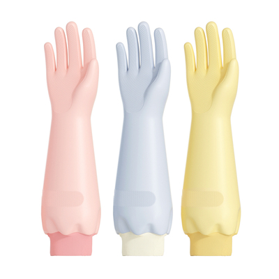 丁腈手套一体绒家务洗碗厨房耐用