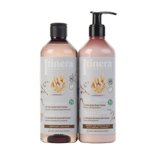 Itinera意大利凡尼诺燕麦沐浴露身体乳清洁舒缓滋润天然有机干皮