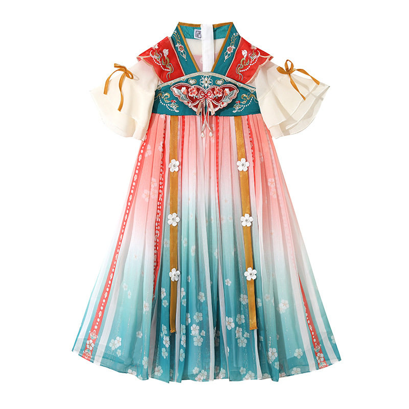 2026新款女童古风汉服连衣裙