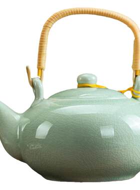 千禹兴复古风陶瓷窑变泡茶壶