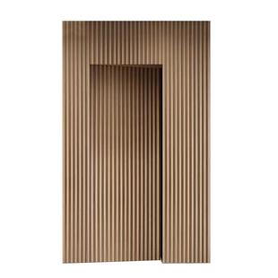 实木格栅隐形门木饰面隐藏门卧室暗门电视背景墙客厅一体定制门墙