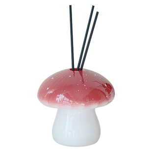 《苹果味蘑菇》精油香薰礼盒无火室内持久家用补充液藤条香氛礼物