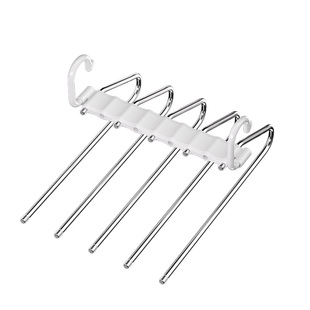 折叠裤架裤子衣架多功能多层家用魔术无痕裤夹衣柜收纳神器裤挂架