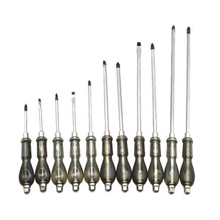 武函穿心螺丝刀可敲击坚硬重型工业级平口一十字冲击梅花改锥起子