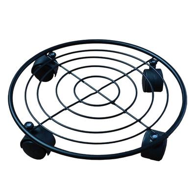 带轮铁艺花架可移动客厅万向轮