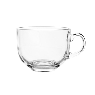 燕麦片早餐水杯子带盖勺透明微波牛奶马克日式家用大容量玻璃碗女