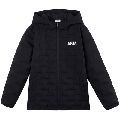 安踏儿童羽绒服加绒连帽童装男童
