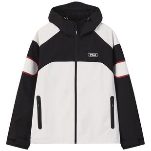 易烊千玺同款FILA斐乐官方男梭织外套25冬新款时尚休闲防泼水上衣