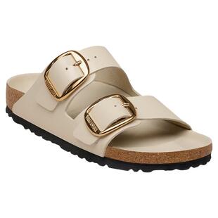 BIRKENSTOCK勃肯德国进口大扣女款牛皮革漆皮亮面Arizona双扣拖鞋