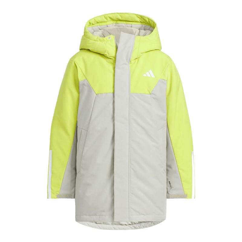 adidas阿迪达斯男大童运动训练保暖连帽羽绒服外套KC5410