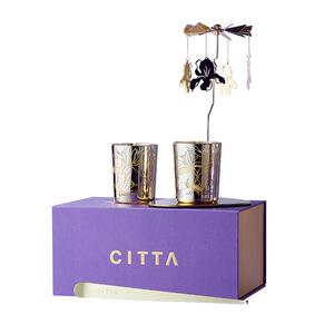 CITTA/西苔 鸢尾·旋转烛台香氛蜡烛礼盒浪漫光影氛围感男女送礼