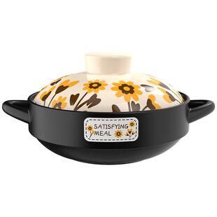康舒耐高温干烧不裂砂锅家用煤气灶专用煲仔饭小沙锅煲汤炖菜沙锅
