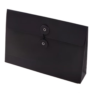 文件袋空白牛皮纸档案袋横版高档复古资料袋合同袋子收纳整理简约