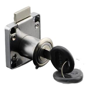 小博士138-22办公桌加长抽屉锁 衣柜锁柜门锁 家具通开锁具柜内锁