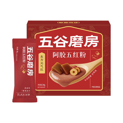 五谷磨房阿胶五红粉即食