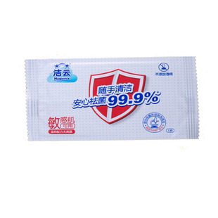 洁云祛菌消毒湿巾单片独立包装便携式湿纸巾卫生湿巾纸10包100片