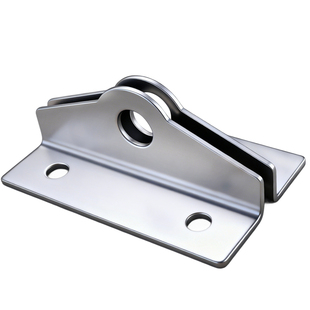 304不锈钢对鼻扣锁扣门扣外卖箱搭扣五金配件加厚金属对鼻锁扣