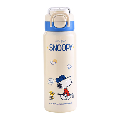 史努比儿童保温杯男孩水杯上学用