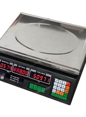 外贸英文版电子计价秤可称重40kg