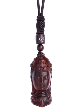 观世音吊坠南木匠小叶紫檀