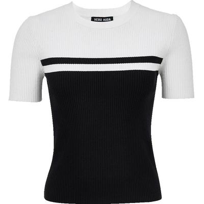 VeroModa撞色设计百搭针织衫