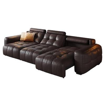 帕沙曼劳伦斯真皮多功能电动沙发