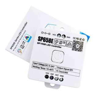 SP658E蓝牙APP米家小爱语音控制LED灯幻彩跑马音乐RGB控制器5-24V