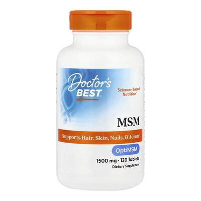 Doctor's Best MSM二甲基砜片机体抵抗帮助关节舒适发肤健康