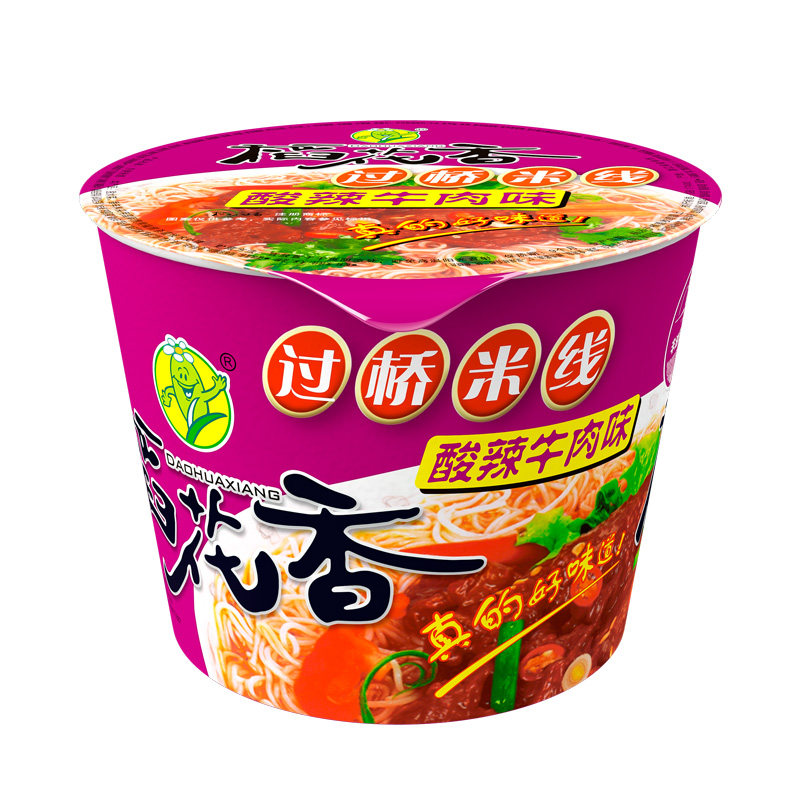 26年4月 稻花香过桥米线酸辣牛肉味味速食面泡面方便面米线非油炸