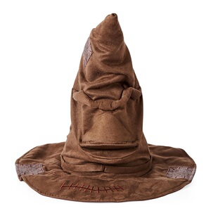 哈利波特分院帽子可发声讲话电动毛绒布艺周边儿童玩具伴手礼物