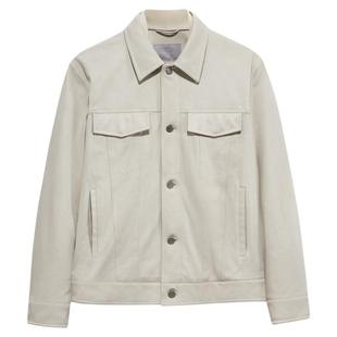 [商场同款]九牧王男士2025秋冬新款麂皮工装夹克轻薄羽绒服外套