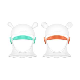 佳尔优优防吃手牙胶小蘑菇磨牙棒婴儿咬咬神器宝宝3456六个月