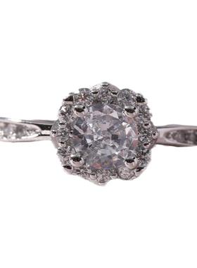 结婚婚礼现场用锆石钻戒仿真戒指