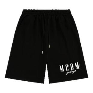 MEDM HEOAR国潮嘻哈直筒短裤男女夏季美式高街纯棉五分裤运动裤潮