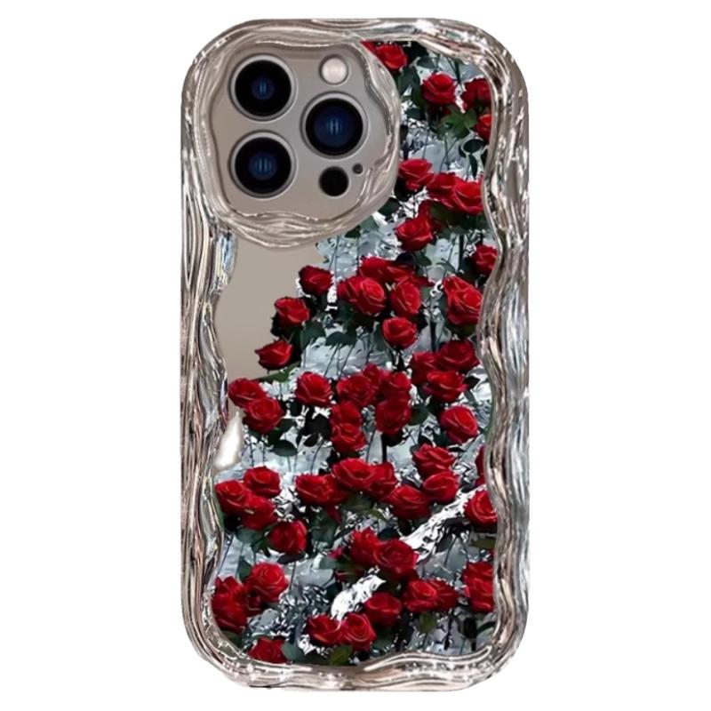 满屏红玫瑰适用小米15Pro/14/13手机壳Civi5Pro红米k80Pro/70/60新款12s小众turbo4Pro/3简约note14/13保护套