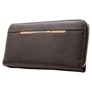 真皮正品高档品牌男款牛皮长款财神钱包男士实用型男式钱夹高端潮