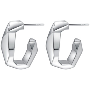 【张琪JIEJI专属】VIGG几何耳钉女新款爆款时尚设计感耳饰-zb