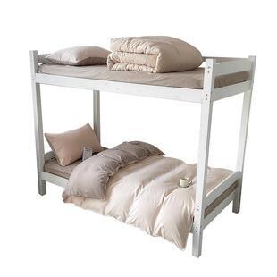 学生宿舍三件套单人床上用品被罩寝室秋冬纯水洗棉床单被套少女四