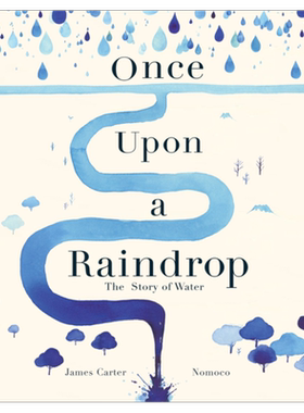 现货【外图原版】很久以前的一滴雨滴：水的故事Once Upon a Raindrop : The Story of Water  STEAM 环保 英文绘本 小老虎出版社