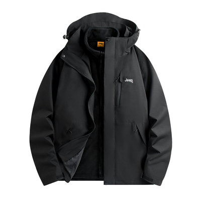 Jeep吉普三合一冲锋衣防风保暖