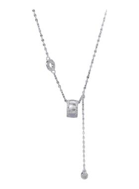 银奥女999纯银跑环流苏项链