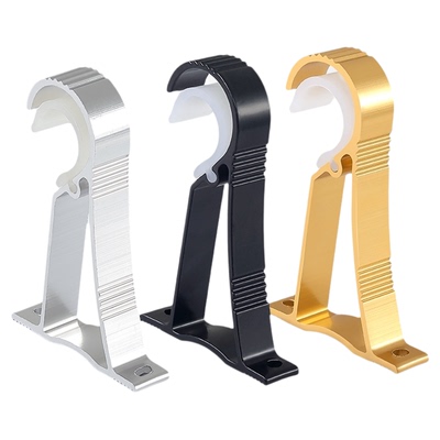 窗帘杆罗马杆支架加厚铝合金