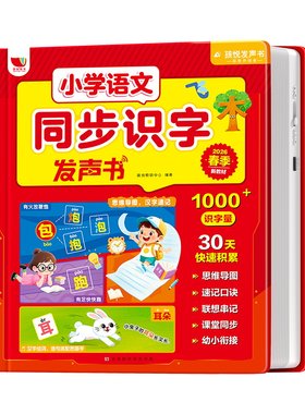 识字书幼儿认字点读发声书