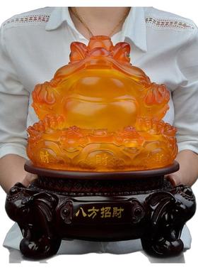 金蟾桌面办公室风水旺财开张摆件