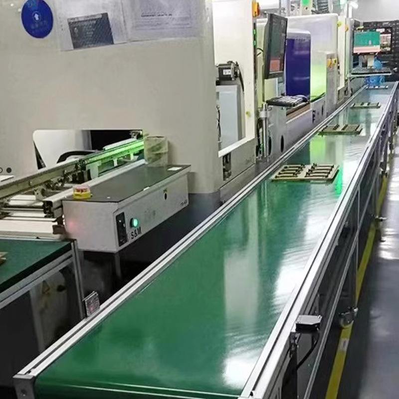 组装生产注塑机转弯输送机机械手配套自动化流水线输送带滚筒