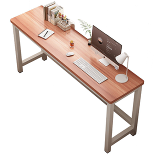 卧室电脑台式桌简易小型长方形条桌出租屋房间家用书房学习写字桌