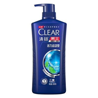 【冰爽去屑】清扬洗发水控油男士