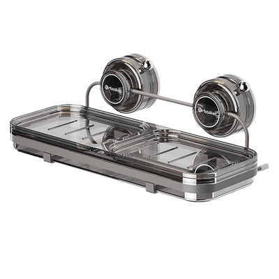 篮子先生吸盘肥皂盒壁挂式免打孔